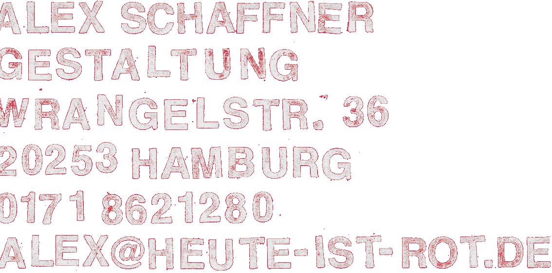 Alex Schaffner - Gestaltung